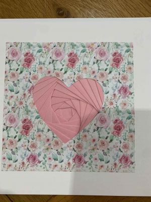 Handmade Valentineâ€™s card 