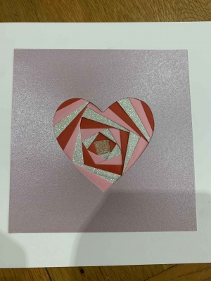 Handmade Valentineâ€™s card